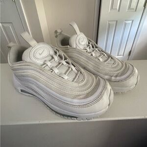 Size 13 pre school Nike air max 97 all white